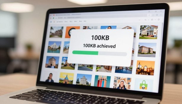 compress JPG to 100KB